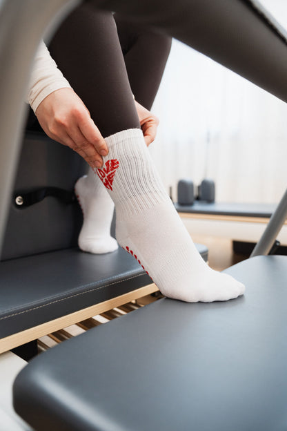 Pilates Gripsocken aus Baumwolle - Love Me