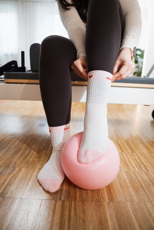 Pilates Gripsocken aus Baumwolle - Amore