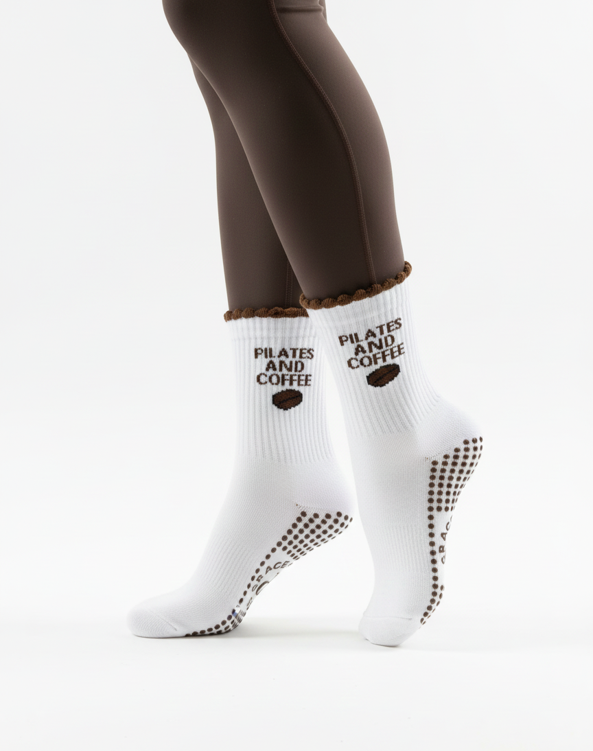 Grip Socks - Pilates & Coffee